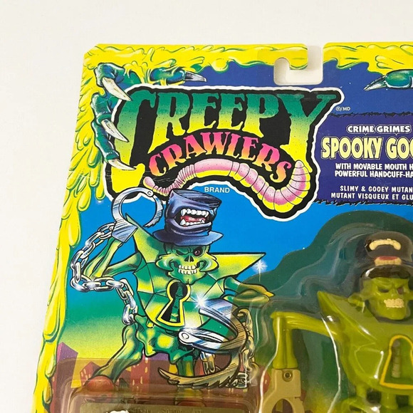 VTG 1994 Creepy Crawlers Spooky Goopy 5.5 Inch Action Figure Toymax Crime Grimes - Picture 6 of 16